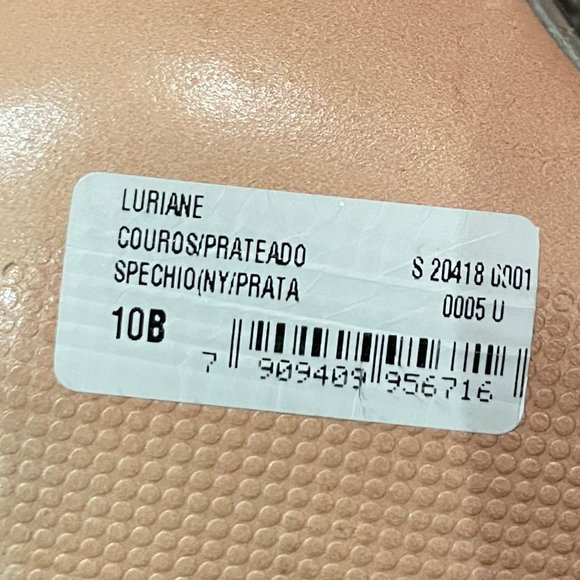 Schutz "Luriane" Silver Sling Backs - size 10B - Picture 4 of 4